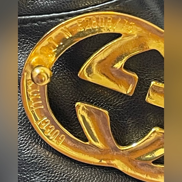 Vintage Brown and Gold Gucci Belt Size:75 main image 5